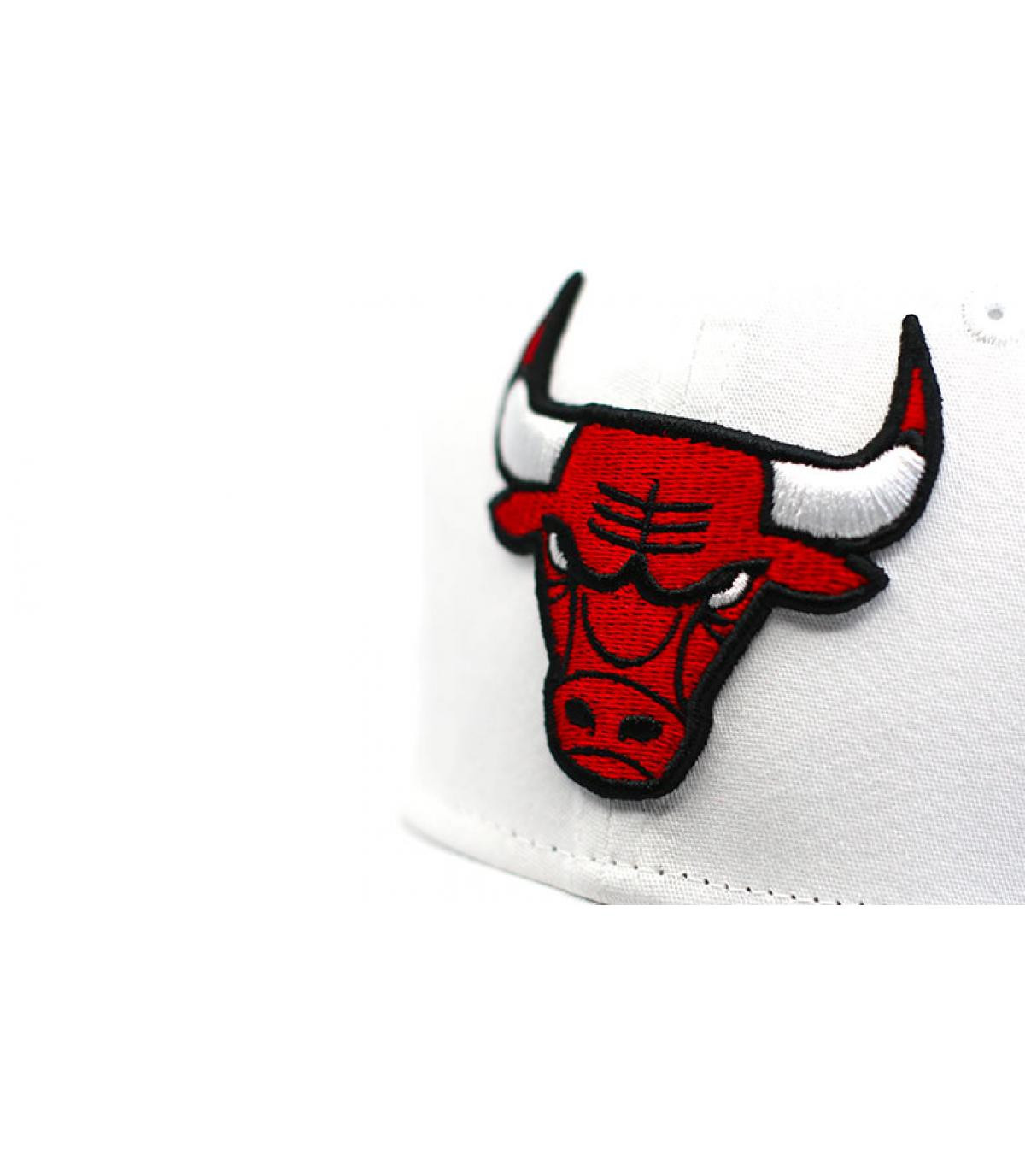 white Bulls cap